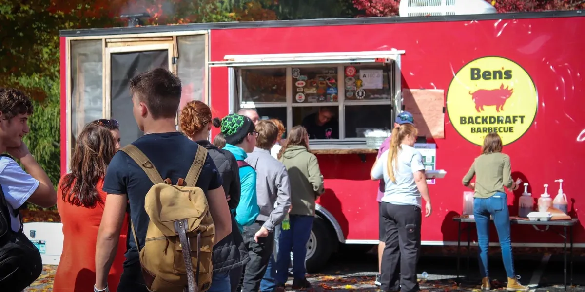 Bens backdraft barbecue food trailer