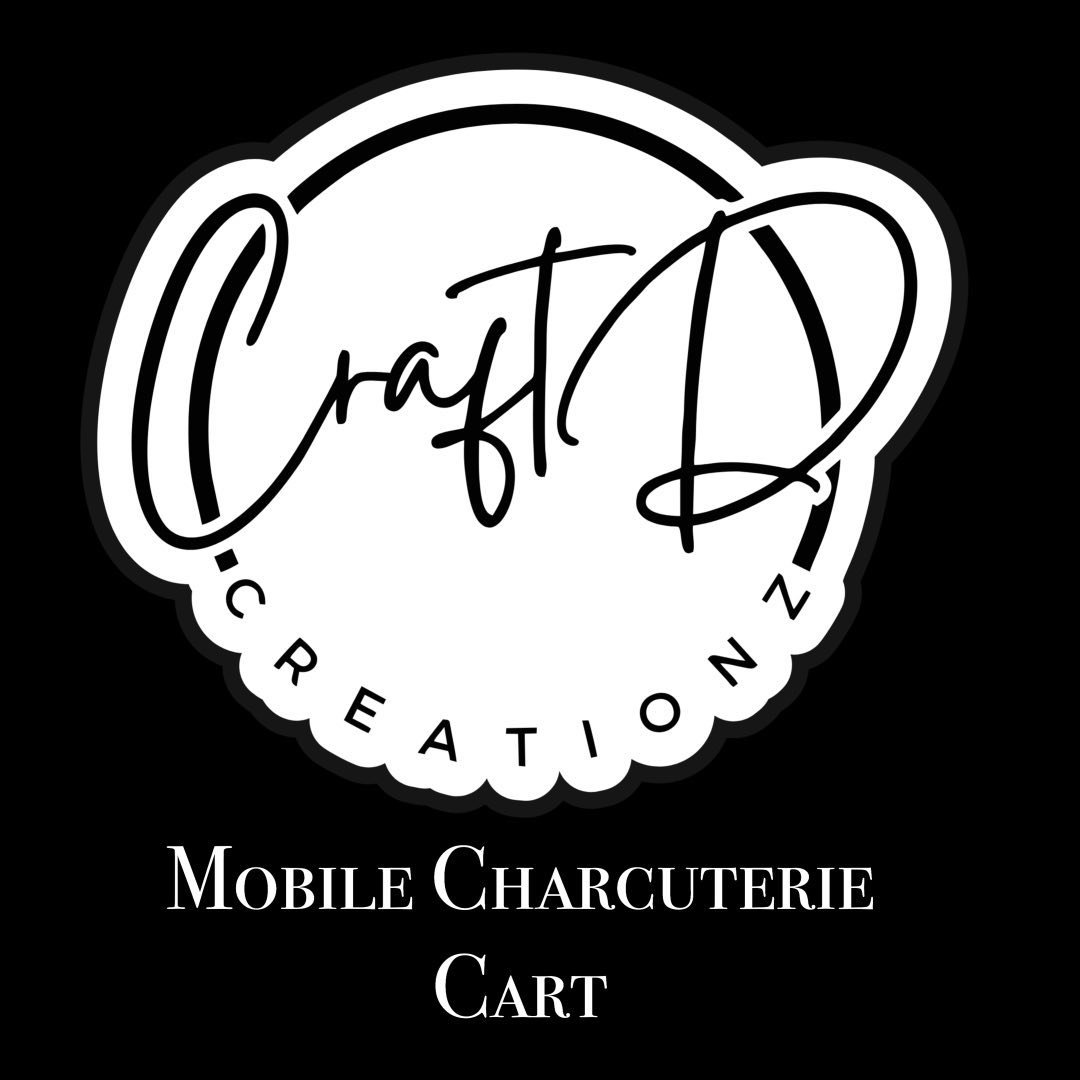 CraftDCreationZ Mobile Charcuterie Cart